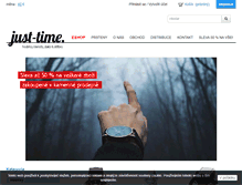 Tablet Screenshot of just-time.cz